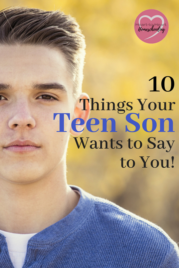 What does your teen son need you to understand, even if he doesn't know how to say it to you? Communication is sometimes subtle with teens, but you can still understand them and learn to communicate better.