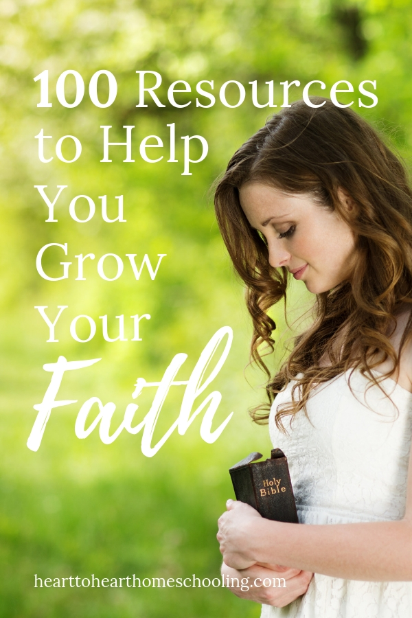 I think it's a common desire among Christians—to grow and mature in our faith. But sometimes as homeschooling moms we don't know where to start or even how to keep going. But there are so many resources to help you grow your faith! #faith #homeschool | grow your faith | grow your faith ideas | grow your faith children | grow your faith relationships | grow your faith Bible Studies | Bible studies | Bible for women