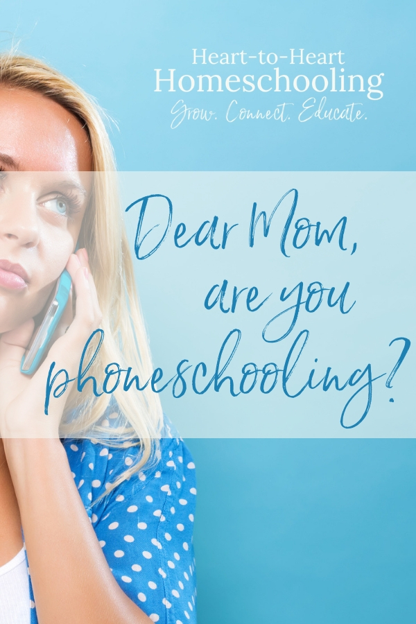 Do you find yourself distracted while homeschooling? Learn how you can focus on what matters most. #homeschool #homeschooling | parenting | parenting tips | parenting advice | distraction parents | distraction | relationship distraction | cell phones and relationships | homeschool distraction | family