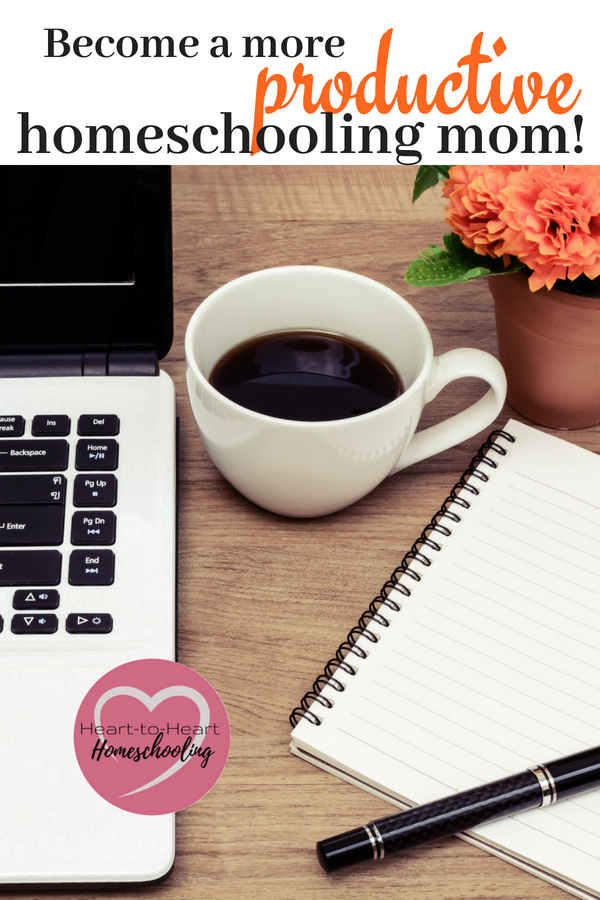 Sometimes it seems there are simply not enough hours in the day. But you can be a more productive homeschool mom with the time you do have. Productivity • Organization • Planning • Homeschool • Homeschooling #productivity #homeschool