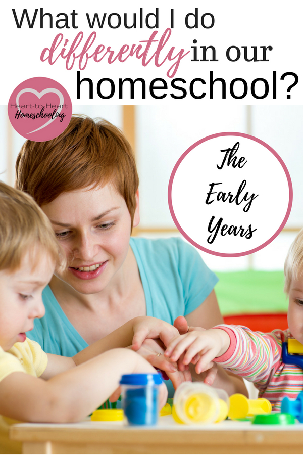 What would I do differently in the early years of our homeschool? The answer might surprise you. #homeschool #homeschooling | homeschool kindergarten | homeschool first grade | homeschool second grade | how to homeschool | homeschool early years