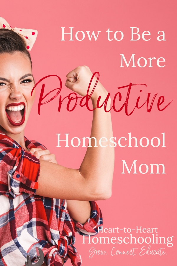 Do you feel like there just aren't enough hours in the day to do all that you need to do? Learn how you can become a more productive homeschool mom. #homeschool #homeschooling #productivity | homeschool | homeschooling | productivity tips | productivity hacks | homeschool planning | homeschool routine | homeschool mom | homeschool how to | homeschool tips