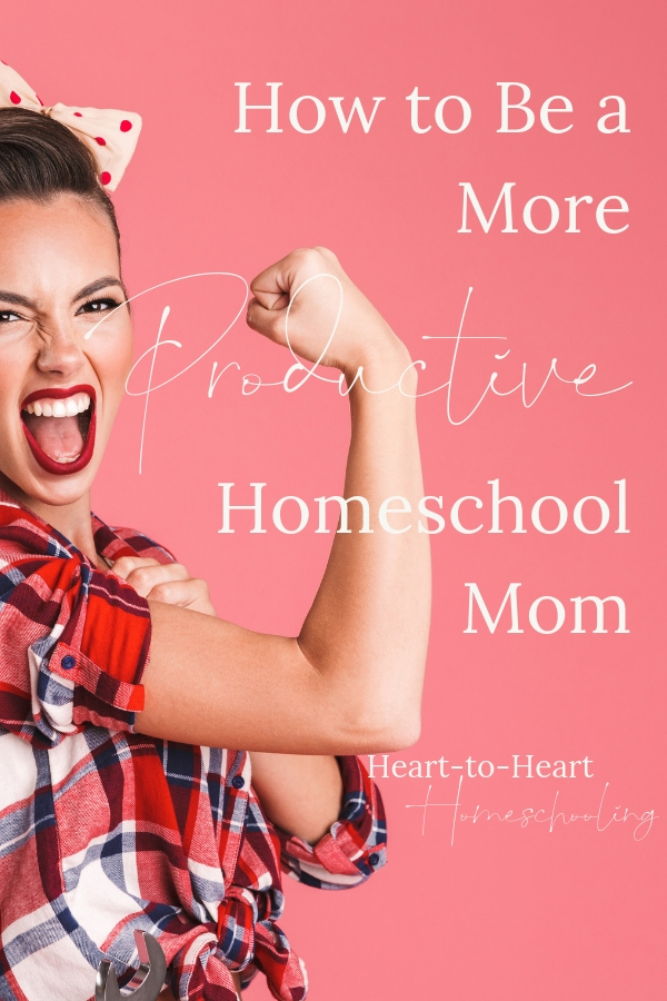 Do you feel like there just aren't enough hours in the day to do all that you need to do? Learn how you can become a more productive homeschool mom. #homeschool #homeschooling #productivity | homeschool | homeschooling | productivity tips | productivity hacks | homeschool planning | homeschool routine | homeschool mom | homeschool how to | homeschool tips