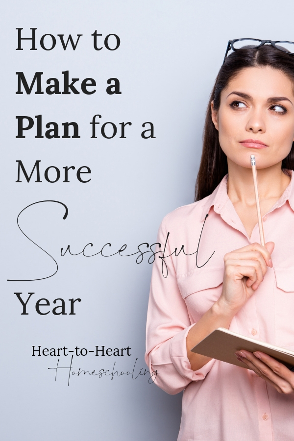 We can choose a word and make goals for our coming year, but if we don't have a plan it probably won't happen! Make a plan with this FREE guide to help! #homeschool #homeschooling | homeschool planning | planning tips | planning ideas | homeschool planner | homeschool tips | homeschool Christian | homeschool mom