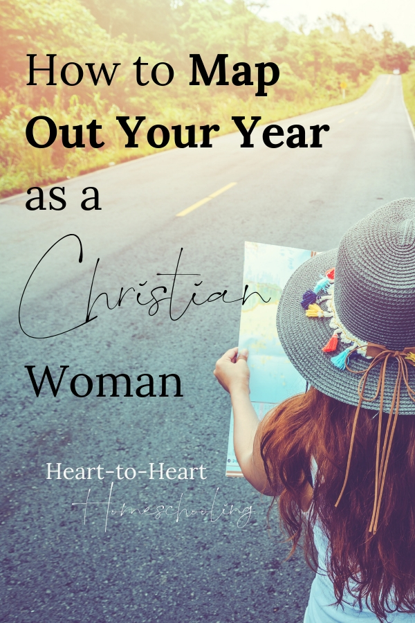 Setting goals for our year helps us to be more intentional with our lives. But what does it look like as a Christian woman to set goals? #goals #homeschool | goals personal | goal setting | homeschool planning | homeschool goals | homeschool Christian | homeschool Christian mom