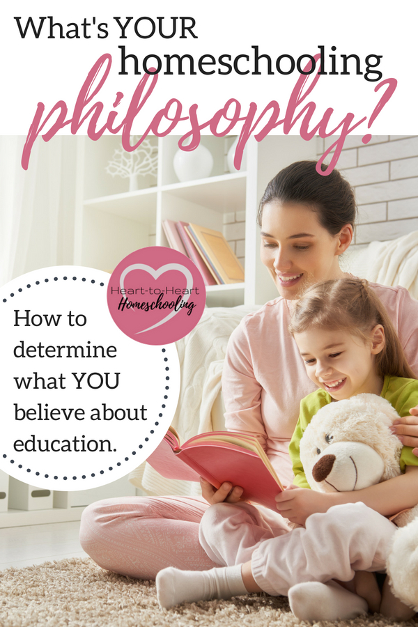 A philosophy of education is simply what you believe about education, teaching, and learning. But how do you determine what your is? #homeschool #homeschooling #homeschoolphilosophy | how to homeschool | homeschool philosophy | homeschool curriculum | homeschool methods | homeschooling | education | how to teach