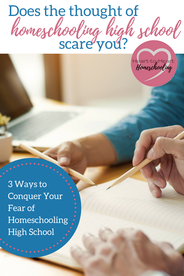 You don't have to fear homeschooling high school! Instead you can confidently guide your homeschooling teen through their high school years. #homeschool #homeschooling • homeschool high school • how to homeschool high school • homeschooling high school • homeschool encouragement